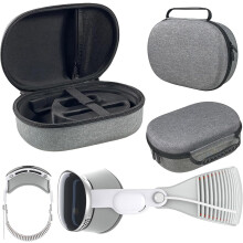 Hard Carrying Case Compatible with Apple Vision Pro – Anti-Fall, Waterproof, Portable Travel Storage for VR Headset & Accessories