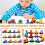 Mini 12Section Magnetic Digital Mini Train, Building Car,KIDS Toy Assembly 5