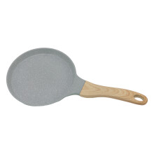 Green Aluminum Alloy 28cm Nonstick Frying Pan with Ergonomic Handle