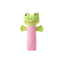Animal-Themed Squeaky Plush Dog Toy 7.48 in Pink
