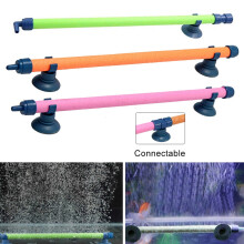 Aquarium Fish Tank Air Bubble Bar Tube Pump Wall Curtain Diffuser Aerator Stone