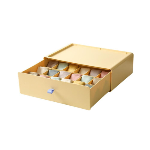 Drawer organizer for clothes, socks, underwear. Removable inner compartments.