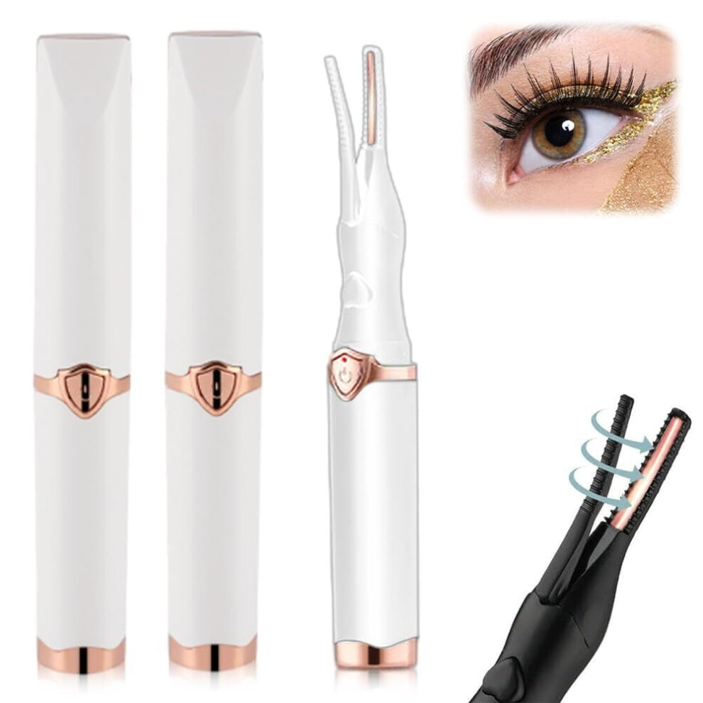 Electric Eyelash Curler with 3 Heat Modes, 8s Fast Heat-Up, Compatible with All Lash Types â Black