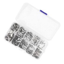 E Clip and Washer Set 580Pcs Stainless Steel Storage Box Fixing Kit