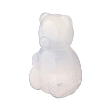 Simpatico contenitore per caramelle gommose a forma di orsetto, scatola in plastica trasparente da 33 cm – Bomboniere per San Valentino e