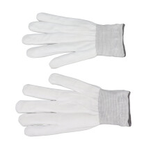 2 Stück LED leuchtende Skelett-Handschuhe XL CR2016 40mAh