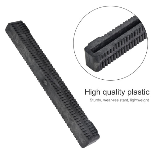 Universal 10 Inch Plastic Longboard Fin Box Single Center Tail Plug Black