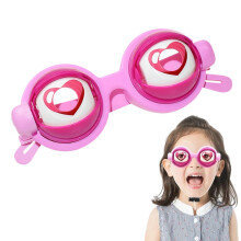 Crazy Glasses Pink Shaking Eyewear - Funny Vibrating Novelty Glasses for Adults Kids, Peach Colored Prank Toy, Party Gag Gift Idea