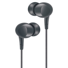 Hörlurar In-Ear-hörlurar med mikrofon 3,5 mm trådbundna hörlurar för iOS- och Android-smarttelefoner, bärbara datorer, mp3-spel, walkman
