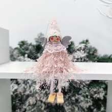 Christmas Angel Doll Adorable Holiday Decoration for Home Tree or Gift Perfect for Festive Celebrations and Collectible Decor for the Season