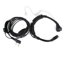 Versatile Throat Mic Headset for Military & Tactical Use Noise-Cancelling, Comfortable Fit