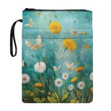 Polyester Fabric Book Sleeve Cover for Readers - Classic for Paperbacks Notebook Book Waterproof, 11.42 x 8.66 Inch