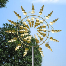 Creative Garden Windmill Decoration Outdoor Metal Windmill Iron Crafts