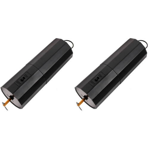 2 Count Wind Spinners Rotary Chime Motor Rotating Battery Powered 2