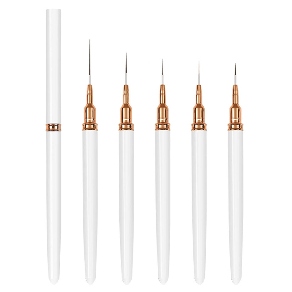 Nail Art Brushes,Striping Brush Nail Art Liner Brushes Nail Design Brushes for Long Lines,Tiny Details Nail Drawing Pens