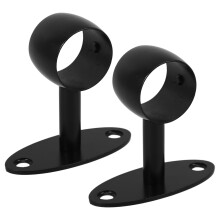 Stainless Steel Handrail Bracket for Steps and Stairs 1 Set Wall Mount Pipe Bracket for Indoor and Outdoor Use
