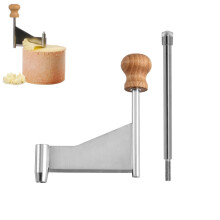 1pc Stainless Steel Cheese Curler & Slicer for Chocolate – Manual Handheld Cutter for Home, Restaurants, Cafes (Slicer Only)