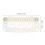 Wig Snap Combs Brown 60 Pcs 3.2x2.6x0.3 cm 2
