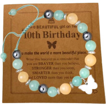 Birthday Bracelet for 6-13 Year Old, Back to School Graduation Christmas Gifts for Daughter/Granddaughter/Niece