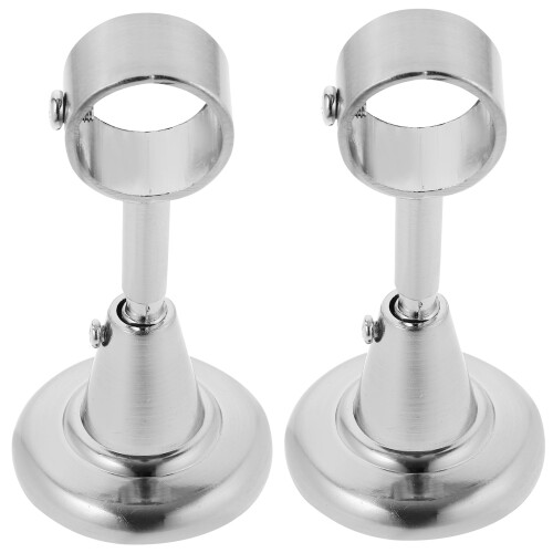 2 Pcs Ceiling Bracket Large Curtain Pole Brackets Magnetic Drape Hooks 2
