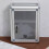 Lightweight Aluminium Alloy Small Mailbox Grey Lock 1