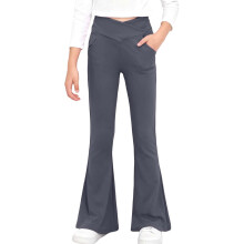 High Waist Flared Leggings for Young Women - Stretchy Bootcut Trousers for Movement, Exercise, and Everyday Attire