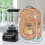 Handle Food Processor Cover Durable Kitchen Accessories for Kitchen Home, Groundhog on Donut Float 5