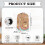 Handle Food Processor Cover Durable Kitchen Accessories for Kitchen Home, Groundhog on Donut Float 6