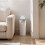 Plastic Bathroom Trash Can with Handles 10L 4