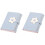 2 Pack Kids Purse Wallet Multi-card Stylish Child 4
