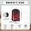 Bat Pattern Kitchen Accessories for Kitchen Home Spill-Proof Durable 6