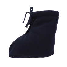 Damen und Herren Dunkelblauer Fleece-Guss-Socke | Dicke, verstellbare Fußwärmer