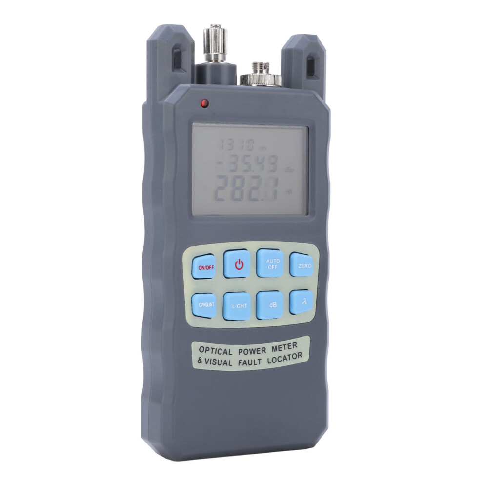 Portable Optical Fiber Power Meter Cable Tester 30Mw, Gray, Sc/Fc/St 8741387647052