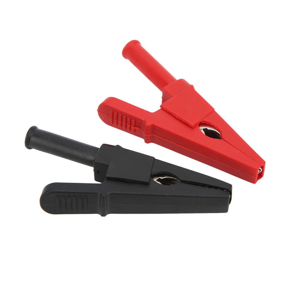 Portable Lightweight Clips Durable Abs Insulation Alligator Clip Adapter Extender Sturdy Clamp Battery Terminal Connector Multipurpose Testing 9370362745972