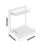 Adjustable Floor-Standing Kitchen Sink Shelf, Multi-Functional Storage Rack for Kitchen & Bathroom, Space-Saving Durable Metal Frame with Pull-Out 2