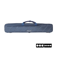 KONLLEN-Oxford Canvas Case for Billiard Cue, High Capacity Bag, Carry Sturdy Wear-Resistant Case, 3 Butts, 4 Shafts