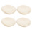Cotton Pads Reusable Comfortable High Absorption Anti-Overflow Beige 4Pcs 3