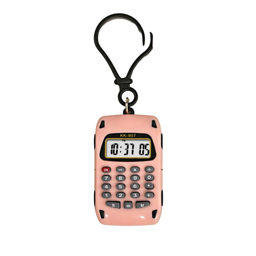 AuroraX Mini Pocket Calculator Cute Personalized Keychains,Portable Handheld Standard 4 Function Calculator College Study Supplies 2