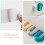 Door Stopper Wedge Blue PVC Simple Design 1 Pack 3