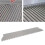 Tile Tool Sturdy Plastering Masonry Work Tile Trowel Blade with Square Notch 600x110x0.7mm 7