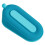 Door Stopper Wedge Blue PVC Simple Design 1 Pack 5