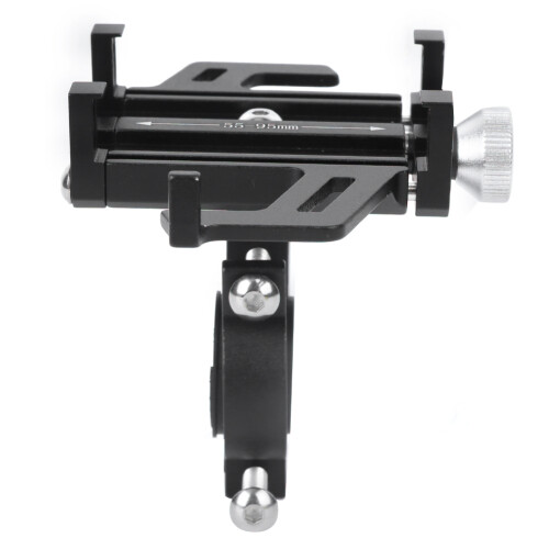 Suporte para celular no guidão de scooters, fixação de cinco pontos com ajuste de ângulo e compatibilidade universal para usuários de Android e 2