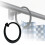Hooks For Gazebo Curtains - Black Track Hooks Rustproof Multipurpose Gliding 1