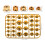 Motorcycle Engine Screw Cover Set 2