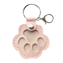 Navulbare sleutelhanger met dierenhaar als aandenken – Geschikt als gedenkcadeau voor honden en katten, voor aan een tas, portemonnee of