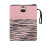 Book Cover with Zip Closure, 300D Polyester, Pink Zebra 2