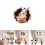 Easter Rabbit Wall Sticker, 3D Funny Eggshell Bunny Decal for Kitchen, Fridge – 1pc, Compatible with Smooth Surfaces 1