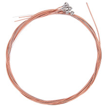 Extra Light Tension Acoustic Guitar Strings Durable Metal Strings Resonance Effect Anti Rust Coating Rust Proof Flexible Volume Bright Tone