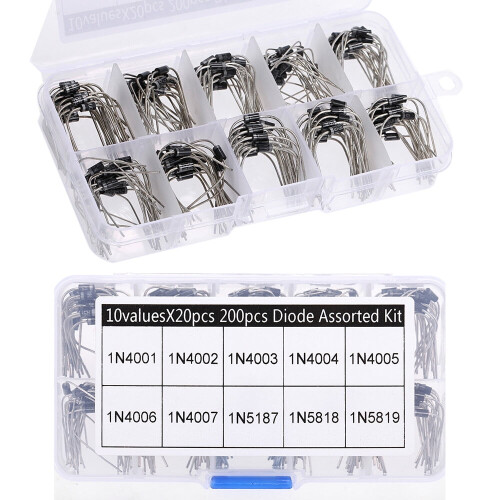Rectifier Diode Assorted Kit 10 Values 200 PCS 1