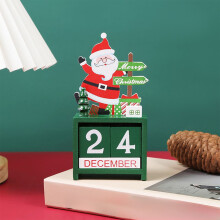 AuroraX Christmas Advent Calendar Elk/Tree Digital Wooden 2026 Countdown Calendar with Chocolate Rack Christmas DIY Surprise Ornaments Gifts for